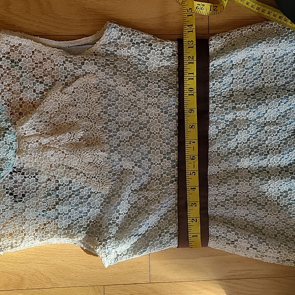 Mae Lace dress with Jabot Collar and attached slip - Picture 13 of 16